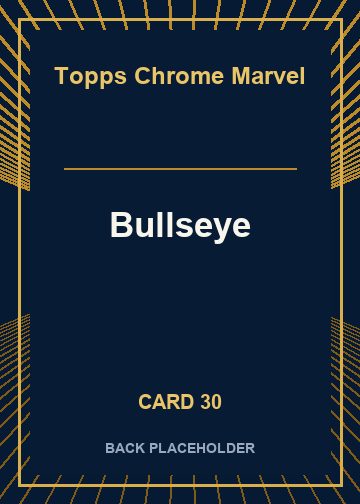 Bullseye back artwork