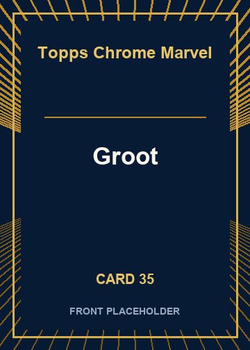 Groot front artwork
