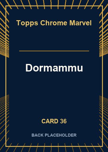 Dormammu back artwork