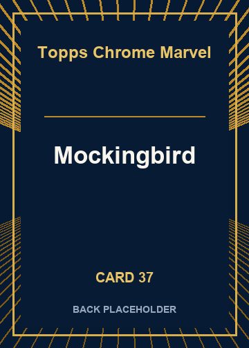 Mockingbird back card image
