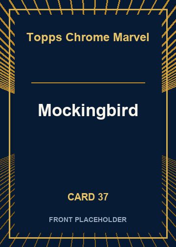 Mockingbird front card image