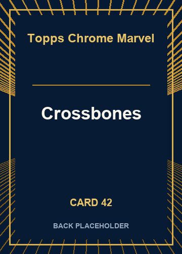 Crossbones back card image