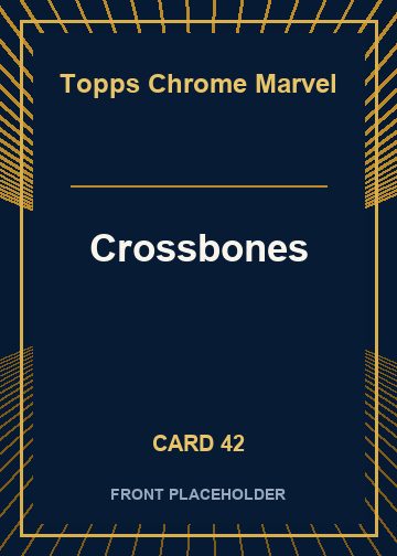 Crossbones front card image