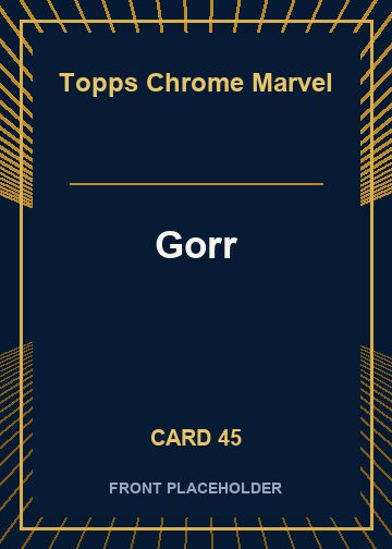 Gorr front card image