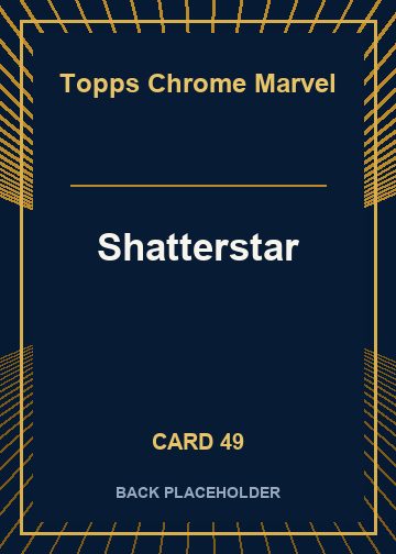 Shatterstar back card image