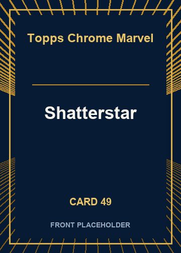Shatterstar front card image