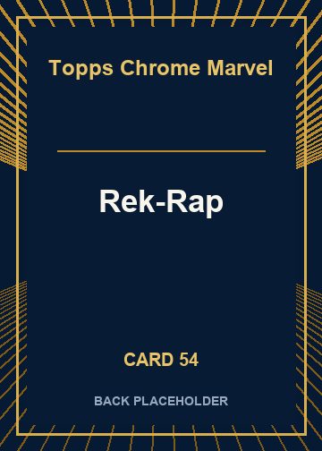 Rek-Rap back card image