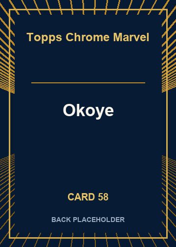 Okoye back card image