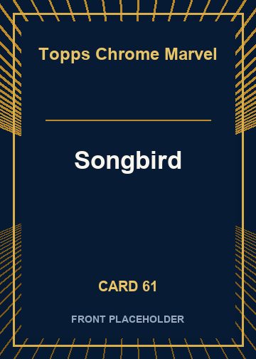 Songbird front card image