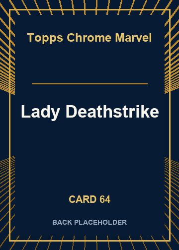 Lady Deathstrike back card image