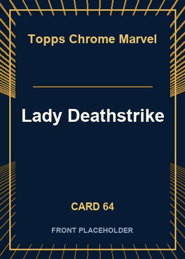 Lady Deathstrike front card image
