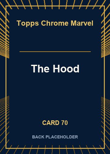 The Hood back card image