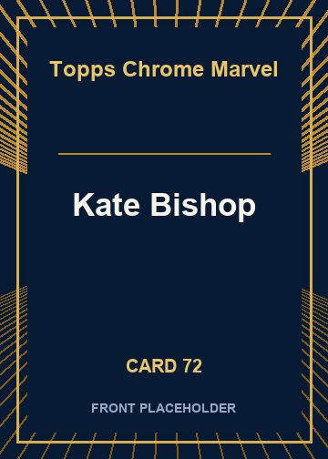 Kate Bishop card thumbnail
