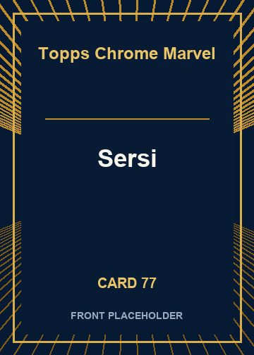 Sersi front card image