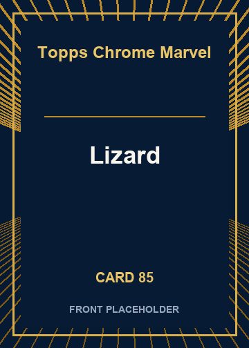 Lizard front card image