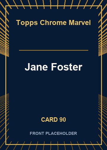 Jane Foster card thumbnail