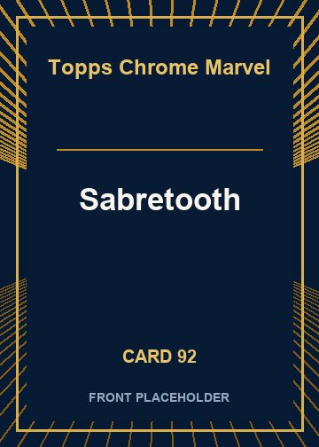Sabretooth front card image