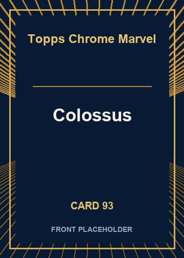 Colossus front card image
