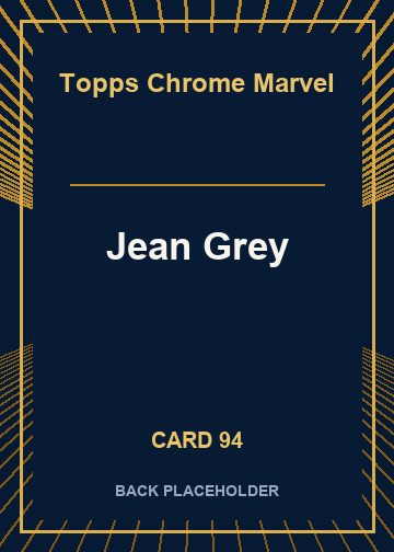 Jean Grey back card image