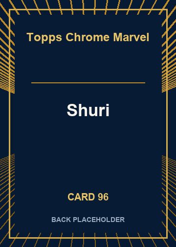Shuri back card image