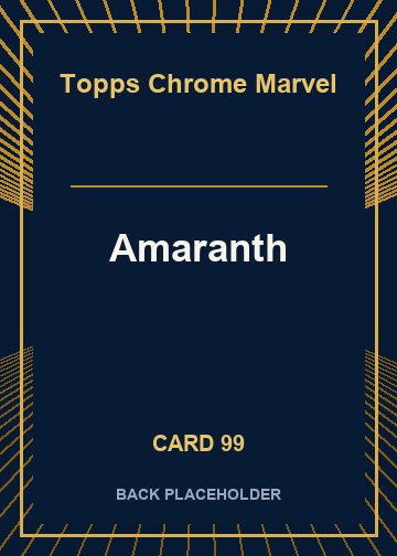 Amaranth back card image