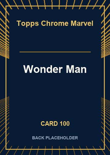 Wonder Man back card image
