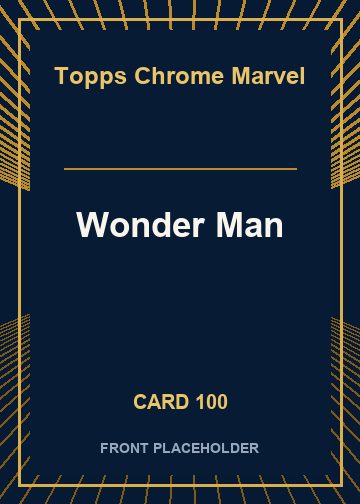 Wonder Man front card image