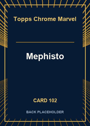 Mephisto back card image