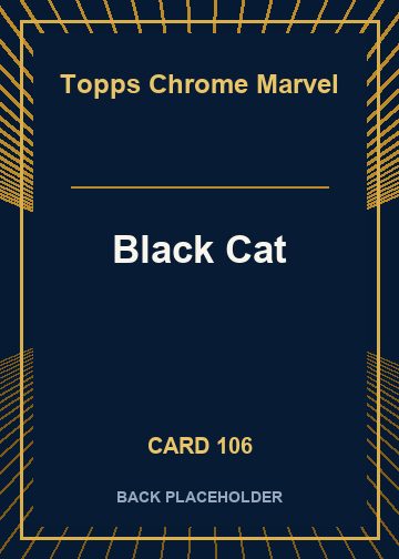 Black Cat back card image