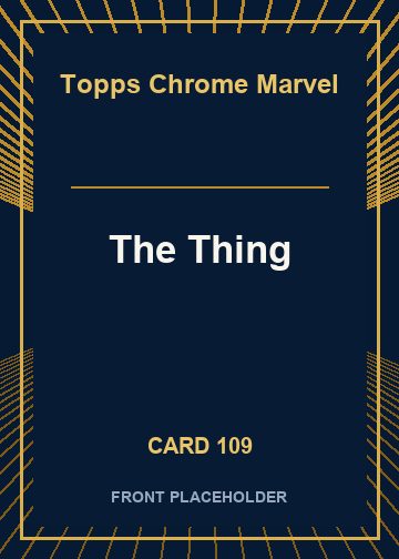 The Thing card thumbnail