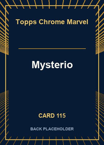 Mysterio back card image