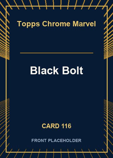 Black Bolt card thumbnail