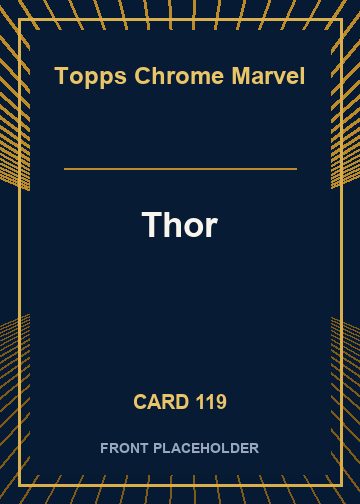 Thor front card image
