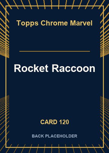 Rocket Raccoon back card image