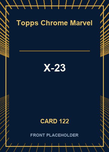 X-23 front card image