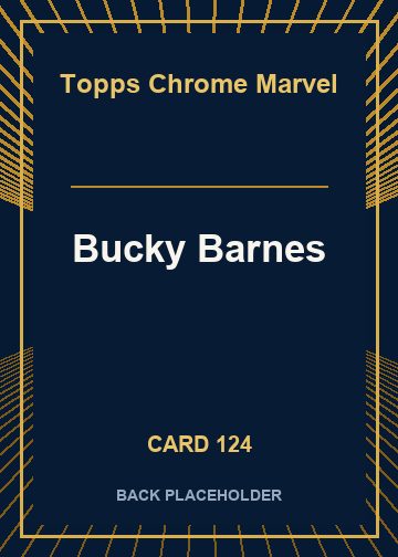 Bucky Barnes back card image