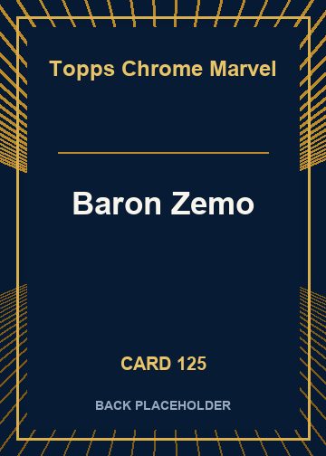 Baron Zemo back card image