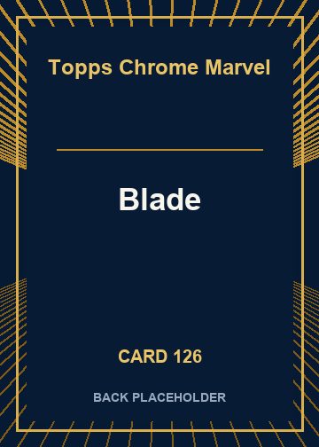 Blade back card image
