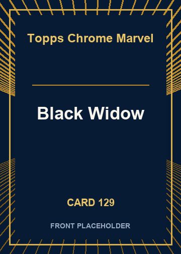 Black Widow card thumbnail