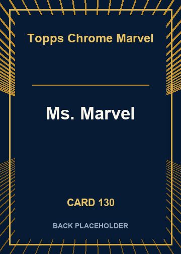 Ms. Marvel back card image