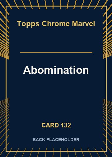 Abomination back card image