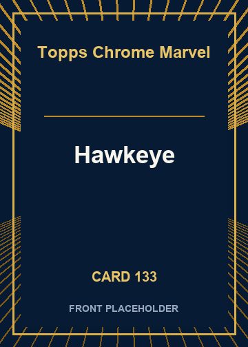 Hawkeye front card image