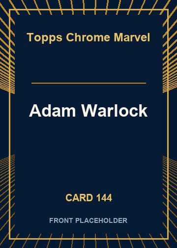 Adam Warlock card thumbnail