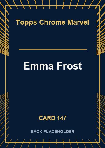 Emma Frost back card image