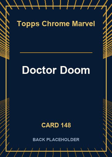 Doctor Doom back card image