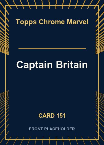 Captain Britain card thumbnail