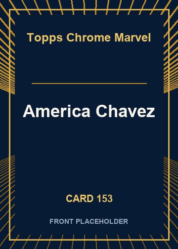 America Chavez front card image