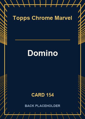 Domino back card image
