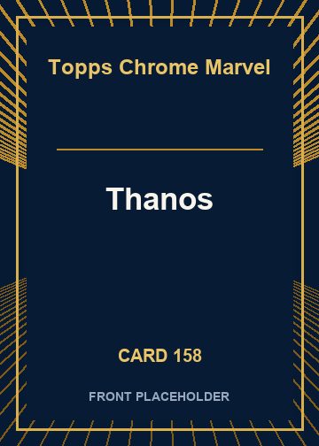 Thanos card thumbnail