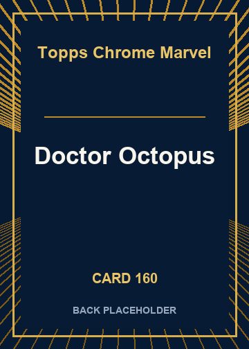 Doctor Octopus back card image